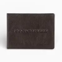 Обложка для удостоверения, 11&times;0.5&times;8 см, коричневая