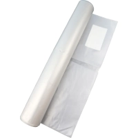 Мешки для мусора ПВД 200л 50мкм 10шт/рул прозрачные 90 x 130 см