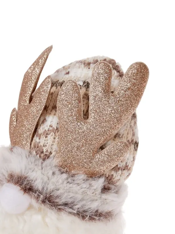 Фигура текстиль «Гном лосяш» 33 см, 1 LED, от батареек AG13×3, свечение тёплое белое Фигура текстиль «Гном лосяш» 33 см, 1 LED, от батареек AG13×3, свечение тёплое белое