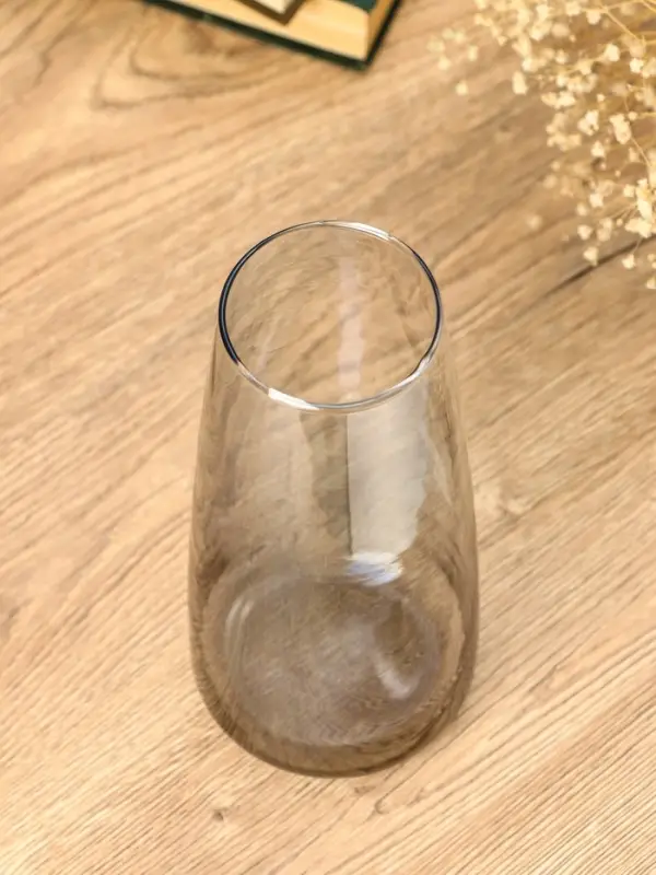 Ваза стекло настольная  Ваза стекло настольная "Кэнди" 22х9х6,5 см, серый