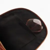 Рюкзак женский на молнии, с карманом, размер 27&times;13.5&times;33 см, коричневый