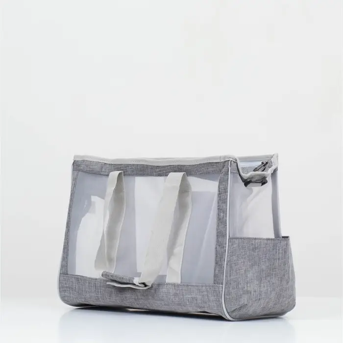 Сумка-переноска для животных, 24&times;25&times;41 см, с раздвижным окном, серая