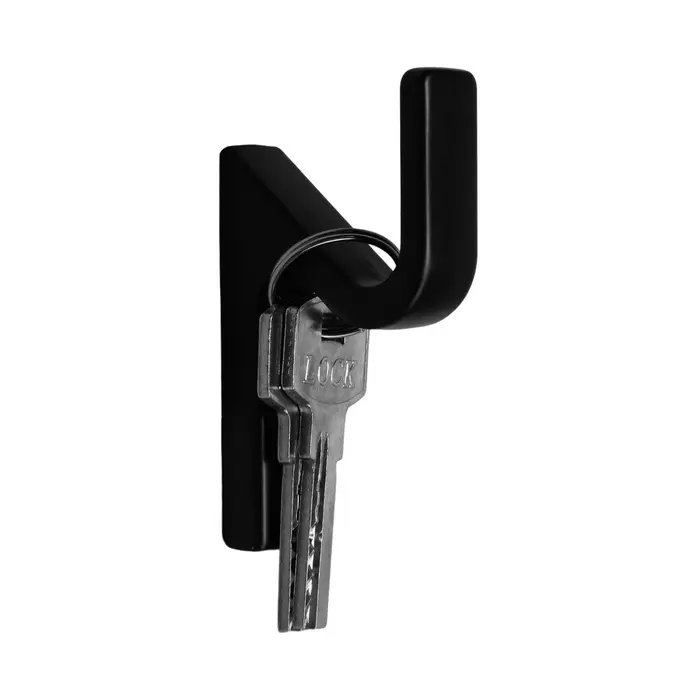 Крючок мебельный CAPPIO ANEMONE, однорожковый, цвет черный