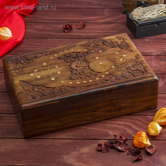 Шкатулка  Шкатулка "Мечта" дерево 30х20х9 см