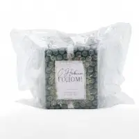 Ароматическая свеча в матовом стакане «С Новым годом», аромат хвойный лес