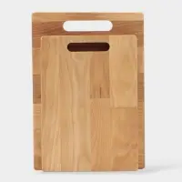 Набор разделочных досок, 2 шт., 24&times;17 см, 20.5&times;14.5 см, дерево берёза, пропитаны минеральным маслом