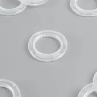 Люверсы для штор, d=4/6.5 см, 10 шт., прозрачные