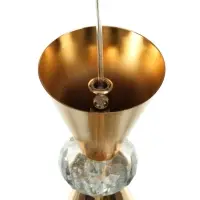 Светильник &laquo;Рианна&raquo; 1&times;40 Вт Е27 золото 15&times;15&times;30+100 см