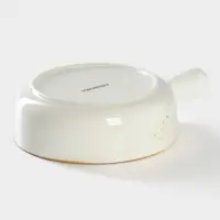 Кокотница фарфоровая Magistro «Церера», 500 мл, d=15 см, цвет белый Кокотница фарфоровая Magistro «Церера», 500 мл, d=15 см, цвет белый