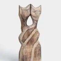 Сувенир интерьерный &laquo;Сиамские кошечки&raquo;, 12&times;3&times;30 см, дерево, цв. синий