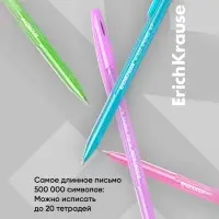 Набор ручек шариковых 4 штуки R-301 Spring, узел 0.7 мм, чернила синие, длина линии письма 1000 метров, европодвес