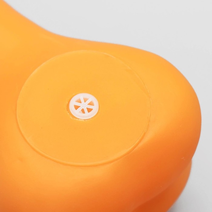 Игрушка пищащая Игрушка пищащая "Кость большая" для собак, 18 см, оранжевая