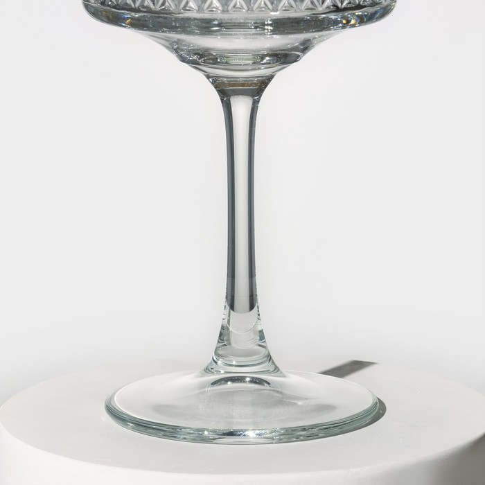 Набор фужеров стеклянный Elysia, 260 мл, 4 шт, с золотой каймой Набор фужеров стеклянный Elysia, 260 мл, 4 шт, с золотой каймой