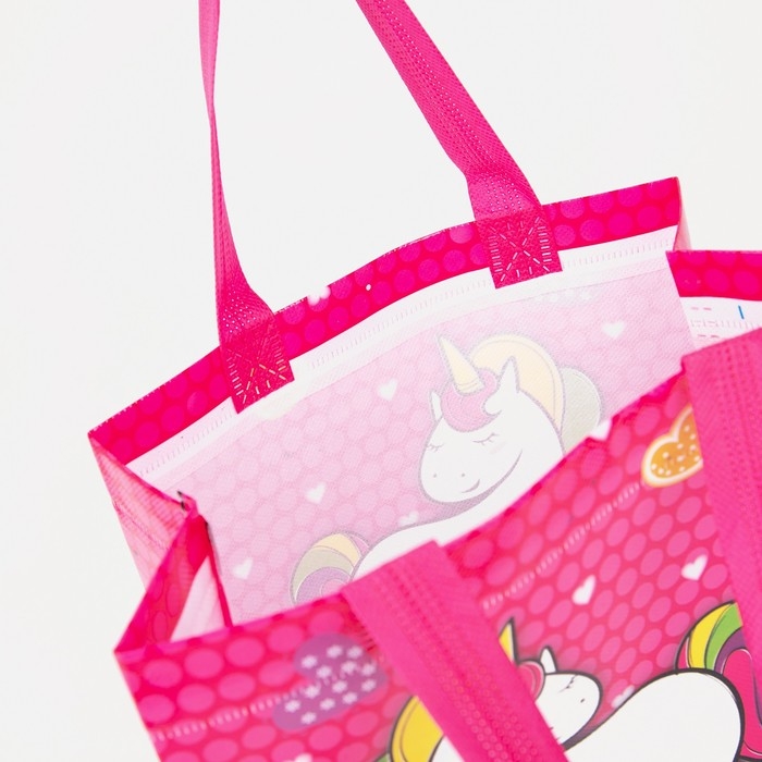 Сумка детская для девочки без молнии, цвет МИКС