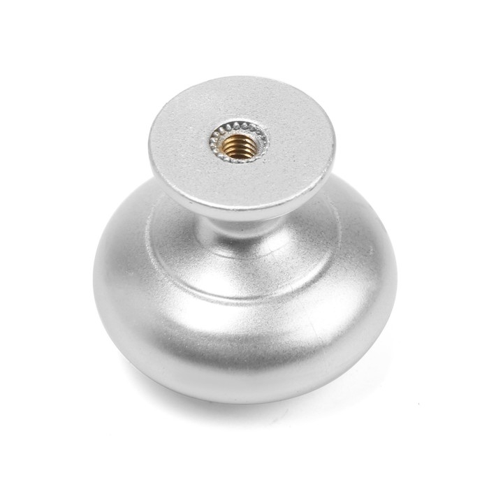 Ручка-кнопка CAPPIO РК120, d=32 мм, пластик, цвет матовый хром, 8 шт. Ручка-кнопка CAPPIO РК120, d=32 мм, пластик, цвет матовый хром, 8 шт.