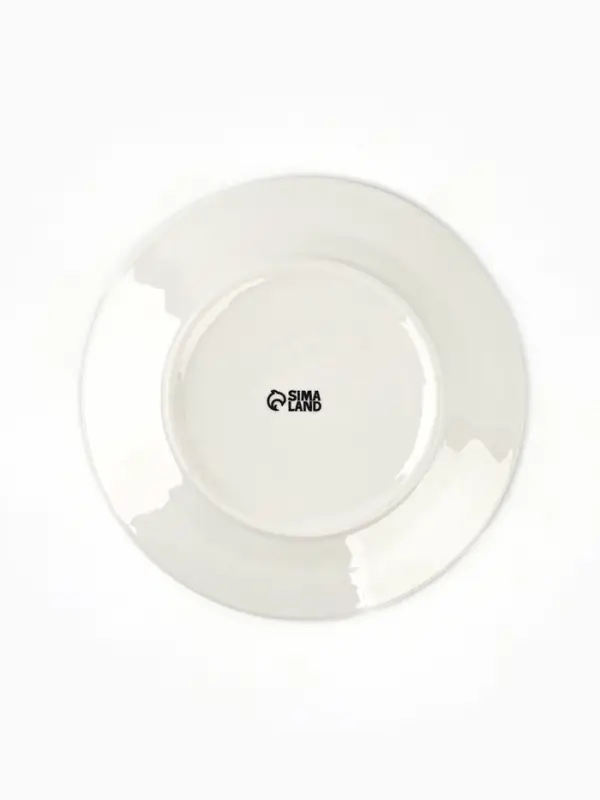 Тарелка плоская новогодняя &laquo;Снегири&raquo;, d=20 см