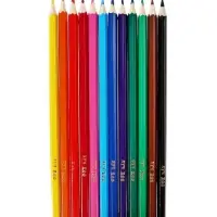 Цветные карандаши 12 цветов ZOO, пластиковые, шестигранные