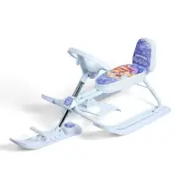 Снегокат растущий &laquo;Зимняя сказка&raquo; Snow Cat, со спинкой, белый