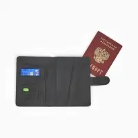 Обложка на паспорт с магнитным держателем «Герб», искусственная кожа Обложка на паспорт с магнитным держателем «Герб», искусственная кожа