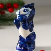 Фигурка фарфор гжель &laquo;Конь на дыбах&raquo;