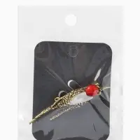 Брошь &laquo;Дятел&raquo;, цвет красно-белый в чернёном золоте