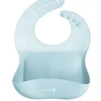 Посуда детская силиконовая, 7 предметов, голубой, Крошка Я