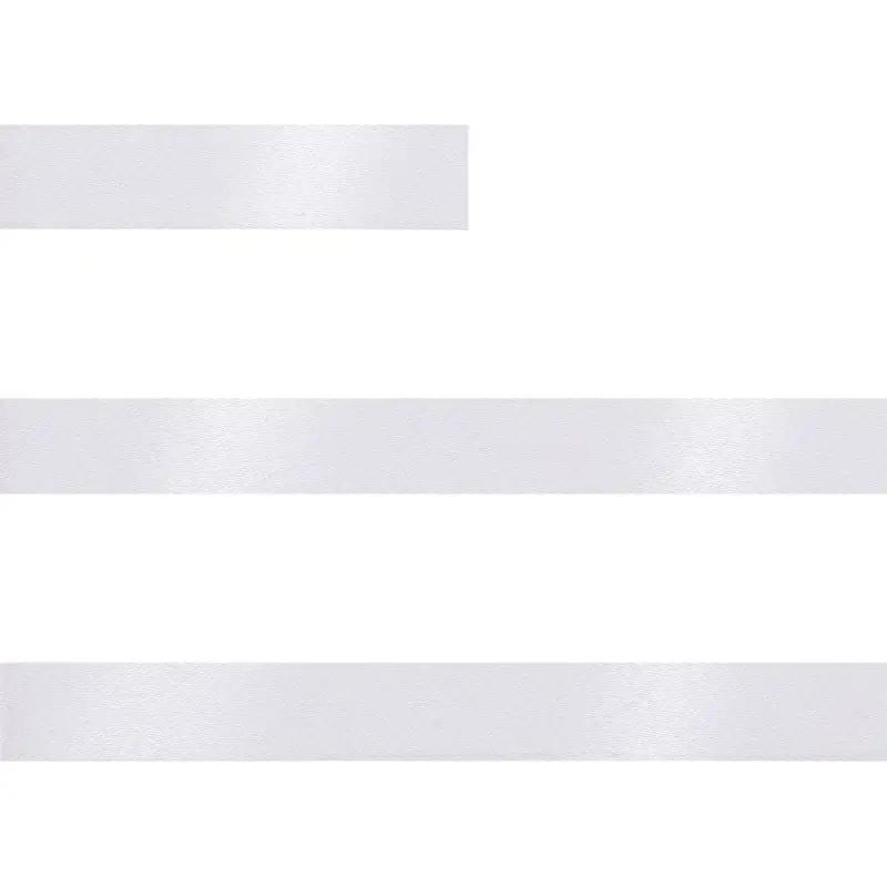 Лента сатиновая Satin 10 S, белая, 40 см Лента сатиновая Satin 10 S, белая, 40 см