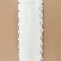 Кружево шитьё, 70 мм, 13.7&plusmn;1 м, белое