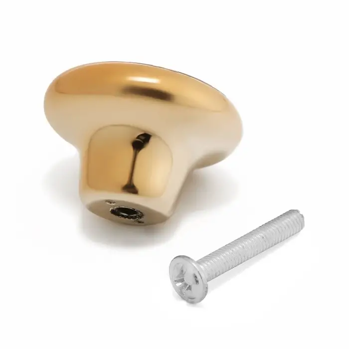 Ручка-кнопка CAPPIO, d=33 мм, цвет золото Ручка-кнопка CAPPIO, d=33 мм, цвет золото