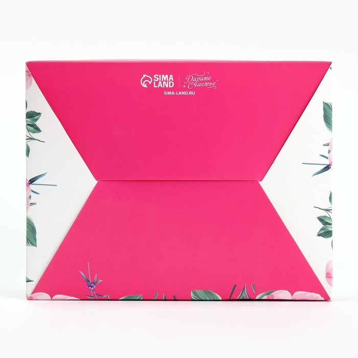 Коробка подарочная складная с 3D эффектом, упаковка, «Самой прекрасной», 18 х 14 х 23 см Коробка подарочная складная с 3D эффектом, упаковка, «Самой прекрасной», 18 х 14 х 23 см