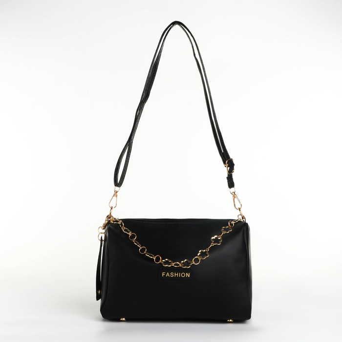 Сумка кросс-боди на молнии, цвет чёрный Сумка кросс-боди на молнии, цвет чёрный