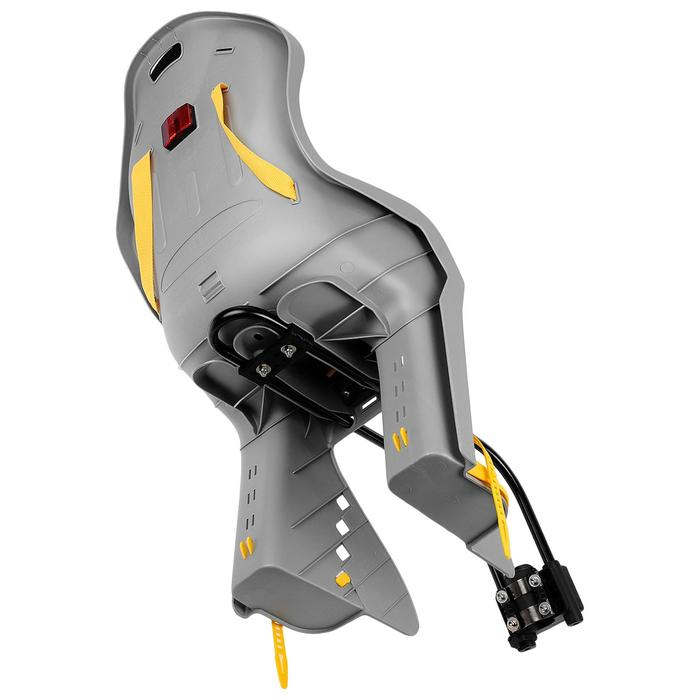 Велокресло заднее BQ-9-1 с ручкой, крепление на раму, цвет серый Велокресло заднее BQ-9-1 с ручкой, крепление на раму, цвет серый