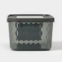 Контейнер для заморозки и хранения продуктов phibo &laquo;Кристалл&raquo;, 1.3 л, 18&times;12.5&times;8 см, пластик, черный