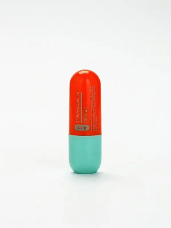 Бальзам для губ с вазелином, аромат: персик, 3.8 г, PICO MICO