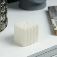 Светодиодная фигура &laquo;Куб&raquo; 5&times;5 см, от батареек AG13&times;3, свечение тёплое белое