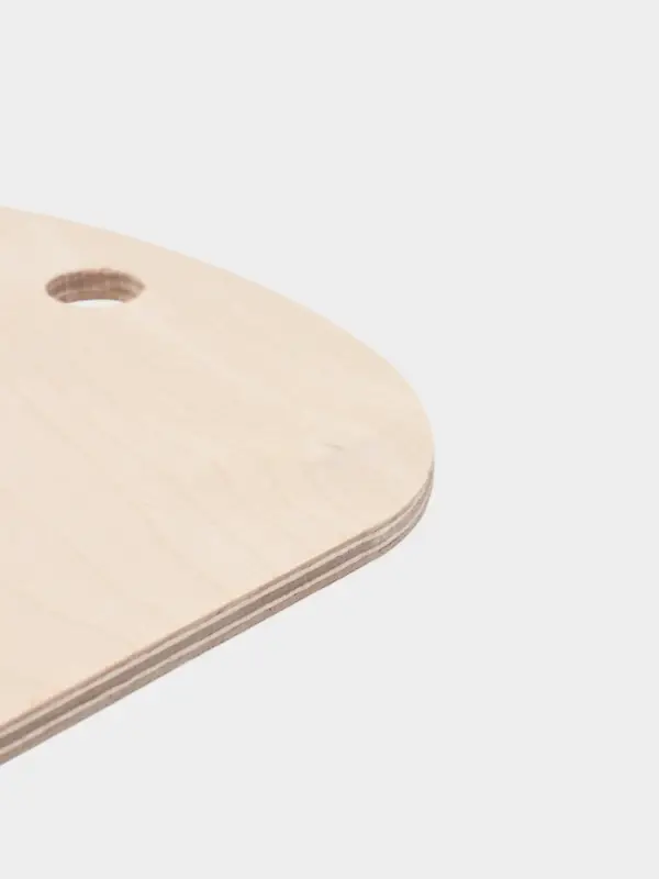 Доска разделочная сувенирная Дарим Красиво «Символ года. Счастливого нового года», дерево, 27.5×19.5×0.5 см, разноцветная