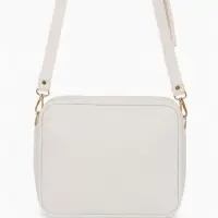 Сумка женская на молнии TEXTURA, 22&times;8&times;17 см, с цветным принтом, белая