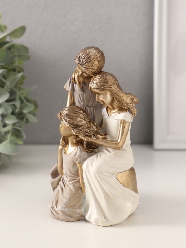 Сувенир полистоун  Сувенир полистоун "Три сестры" 10х7,5х13,5 см