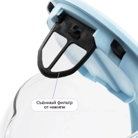 Стеклянный электрический чайник с подсветкой 1.7 л KT-640