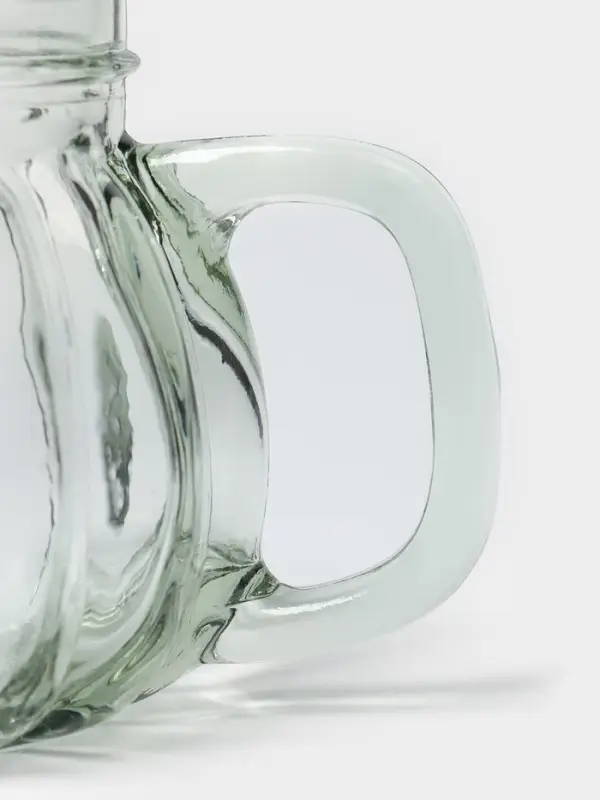 Кружка Доляна &laquo;Тыковка&raquo;, 400 мл, 12.5&times;10 см, стекло, с крышкой и трубочкой, МИКС