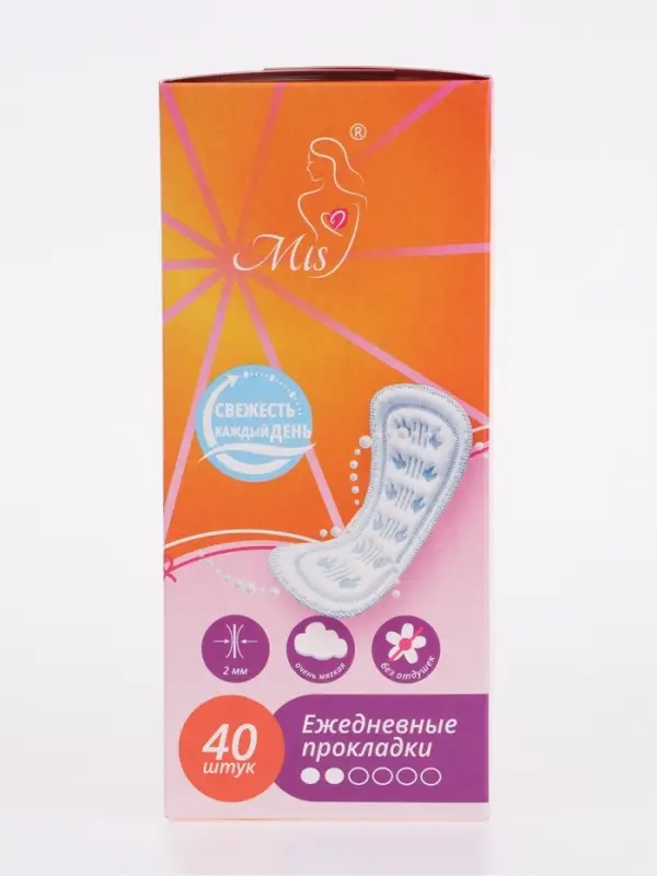 Прокладки ежедневные &laquo;Mis&raquo; целлюлоза Soft 40 шт.