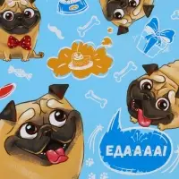 Коврик под миску &laquo;Еда&raquo; 43х28 см