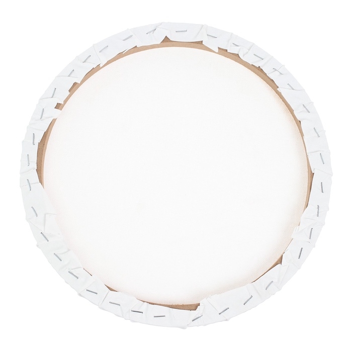 Холст на подрамнике круглый d-30 см, хлопок 100%, грунт акриловый, 1,5*30 см, мелкозернистый, 280г/м² Холст на подрамнике круглый d-30 см, хлопок 100%, грунт акриловый, 1,5*30 см, мелкозернистый, 280г/м²