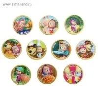 Монеты шоколадные &laquo;Маша и Медведь&raquo;, 6 г