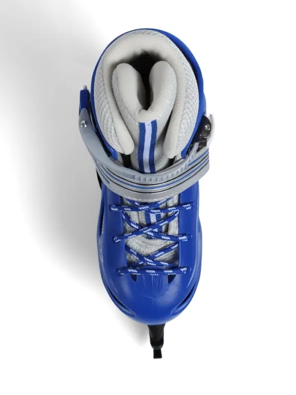 Коньки детские раздвижные BlackAqua, р. 30-33, для фитнеса, синие Коньки детские раздвижные BlackAqua, р. 30-33, для фитнеса, синие