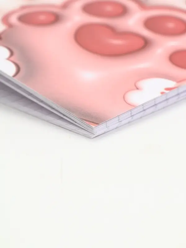 Блокнот А6, 32 л на скрепке, в клетку Блокнот А6, 32 л на скрепке, в клетку "Лапки"