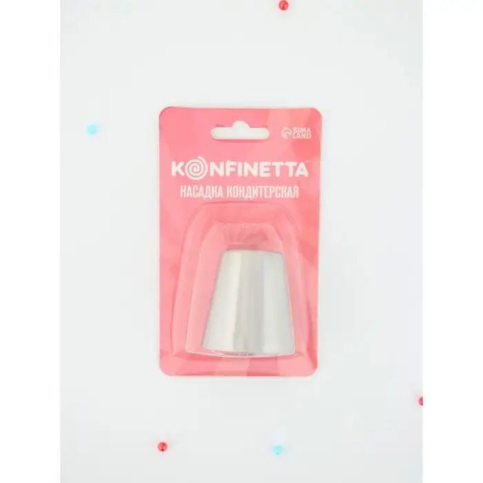 Насадка кондитерская KONFINETTA &laquo;Цветок&raquo;, d=3.5 см, выход d=1.9 см, нержавеющая сталь