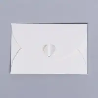 Конверт для подарочного сертификата, белый, 10.5×7 см