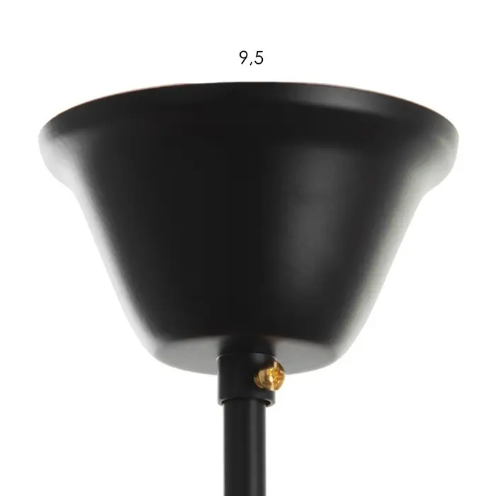 Светильник подвесной BayerLux &laquo;Грелин&raquo; Е27, 40 Вт, чёрный, 30&times;30&times;70 см