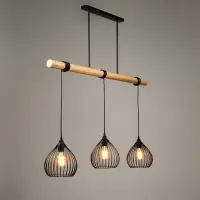 Люстра &laquo;Арландо&raquo; 3хЕ27 40 Вт черный 60&times;20&times;20-200 см